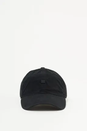 ACNE STUDIOS BLACK FACE PATCH CAP